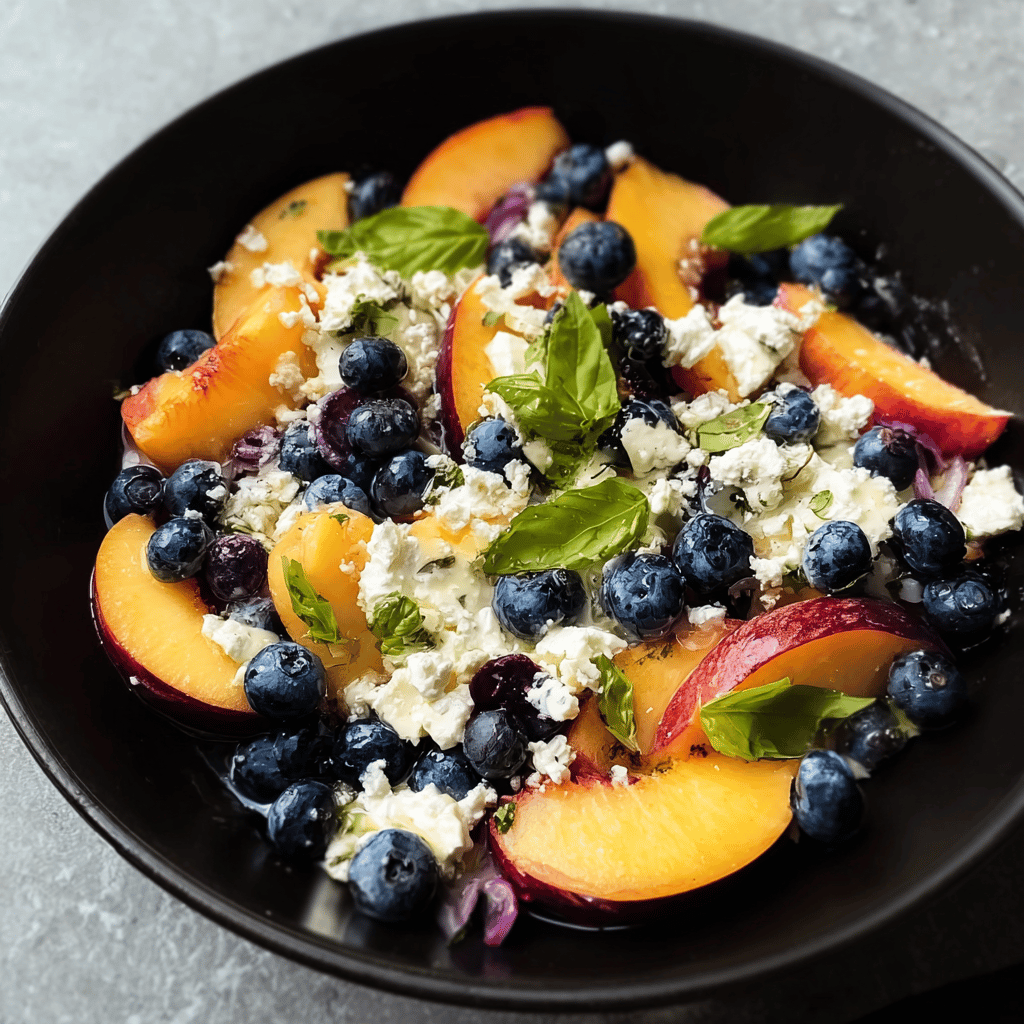 Blueberry Peach Feta Salad: The Ultimate Fresh Summer Salad You’ll Love