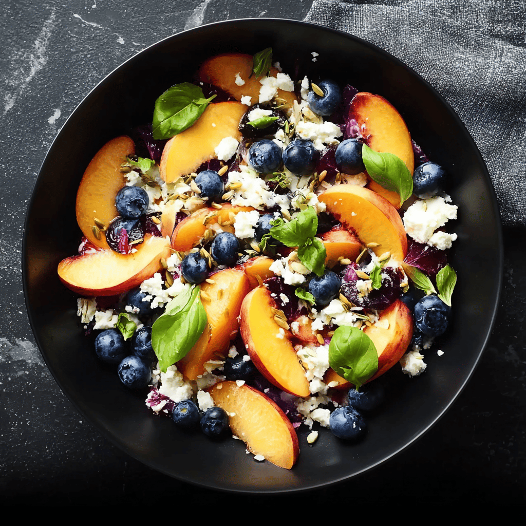 Blueberry Peach Feta Salad: The Ultimate Fresh Summer Salad You’ll Love