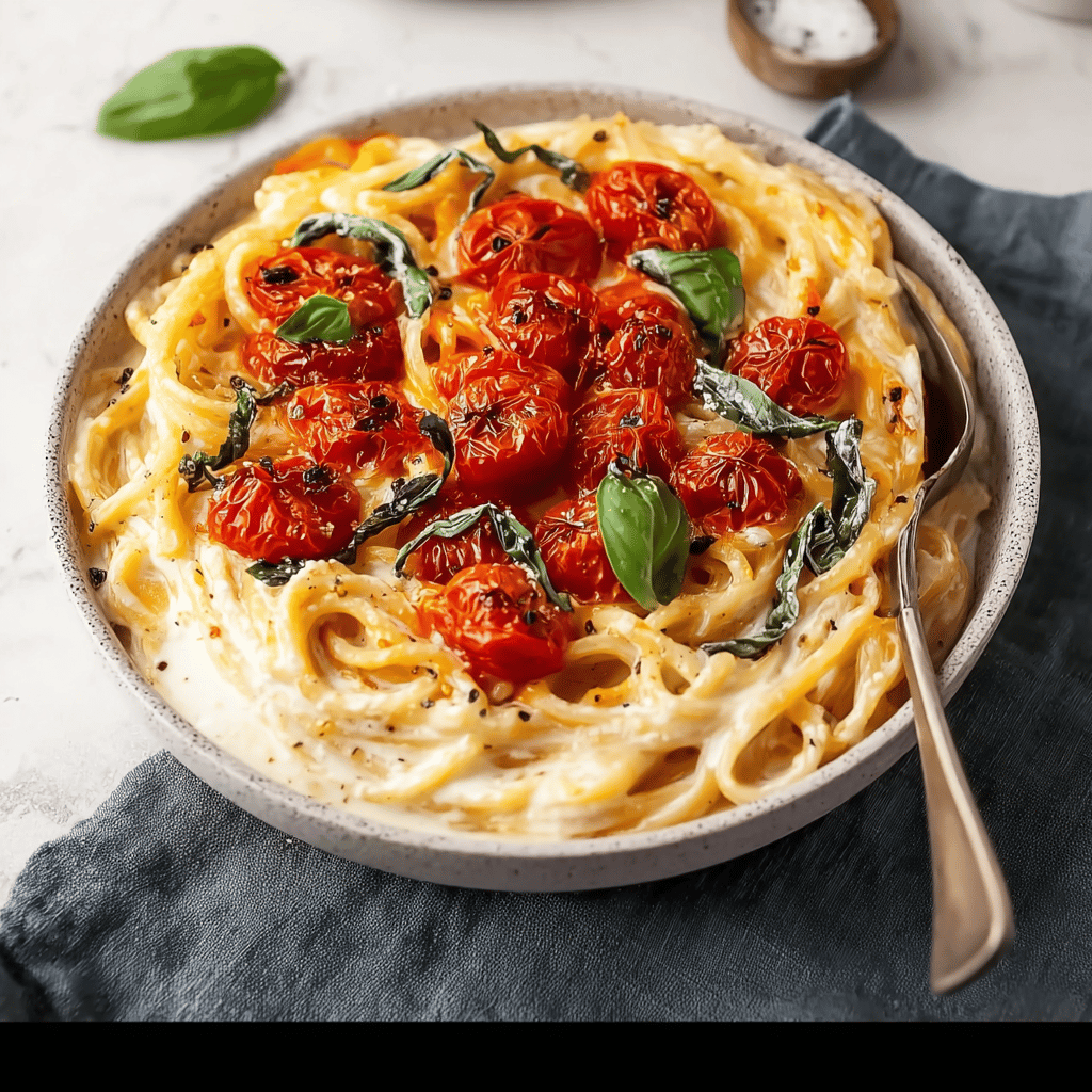 Roasted Tomato and Garlic Ricotta Pasta: A Creamy Burst of Summer Flavor