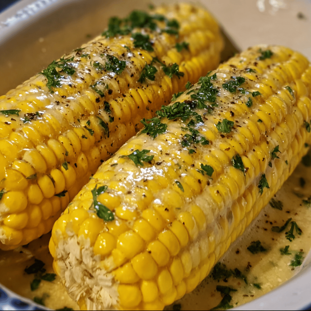 Garlic Parmesan Corn on the Cob