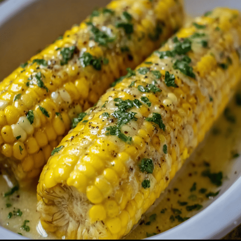 Garlic Parmesan Corn on the Cob