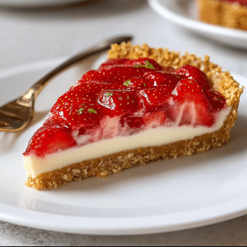 Easy Strawberry Buttermilk Pie