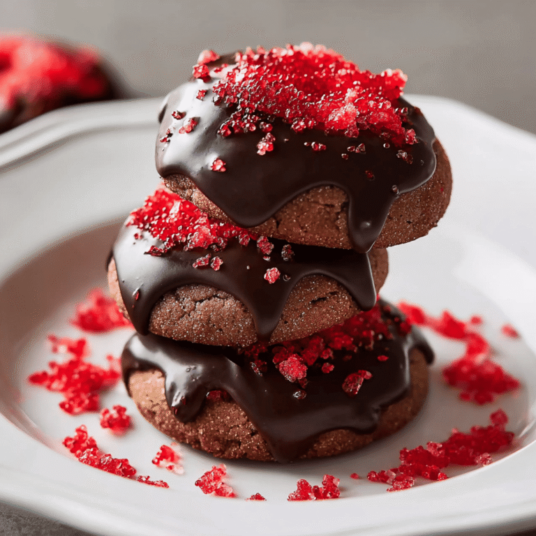 Chocolate Dipped Strawberry Cookies Recipe