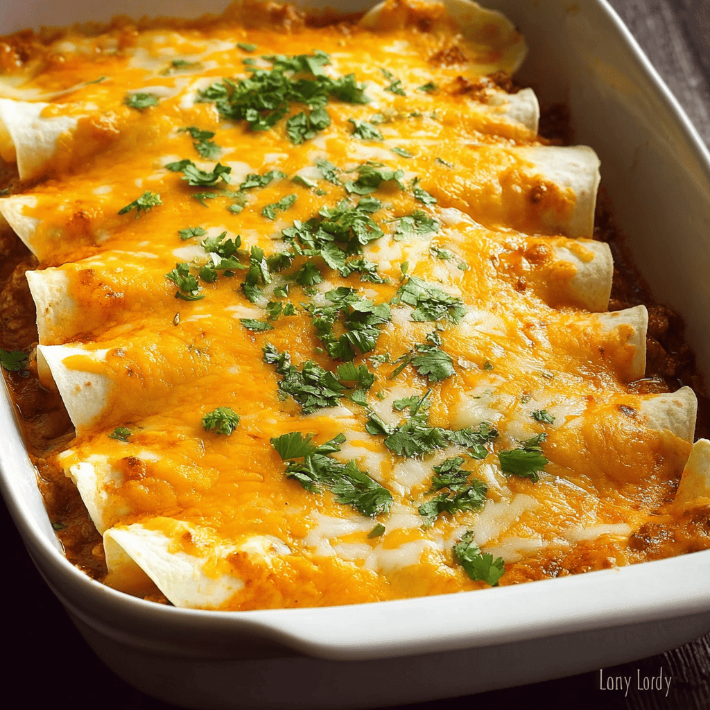 Mouthwatering Beef Enchiladas with Homemade Red Sauce