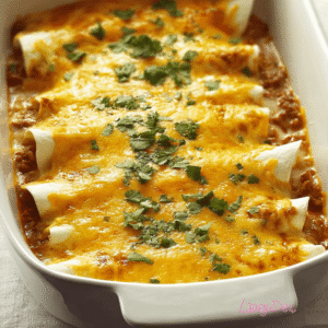 Mouthwatering Beef Enchiladas with Homemade Red Sauce