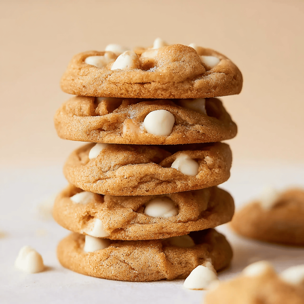 Classic White Chocolate Pumpkin Snickerdoodles
