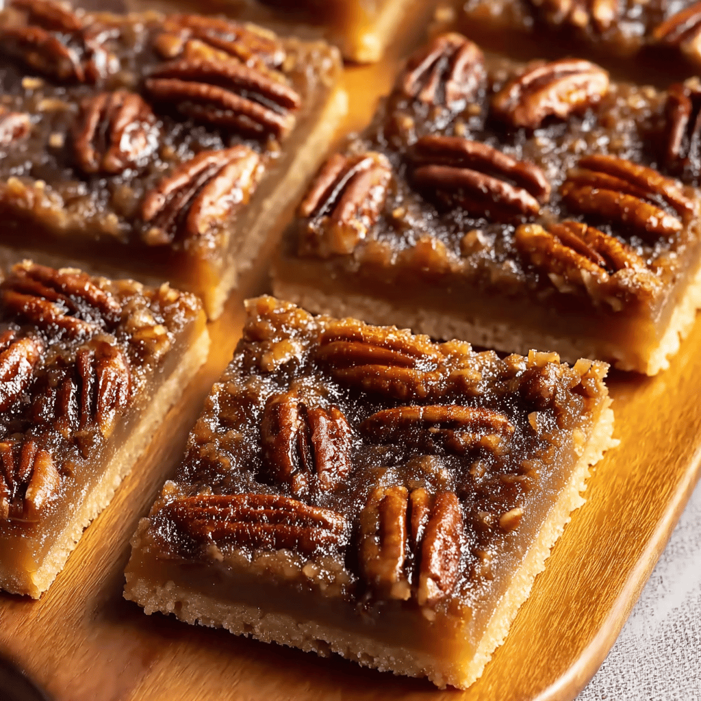 Quick Lazy Girl Pecan Pie Bars
