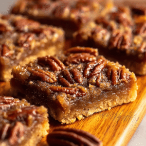 Quick Lazy Girl Pecan Pie Bars