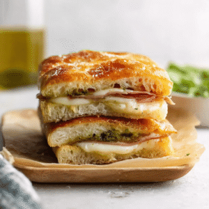 Tasty Mortadella Focaccia