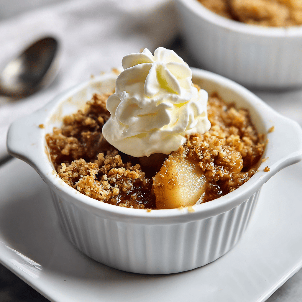 Irresistible Apple Crumble in Small Ramekins Recipe