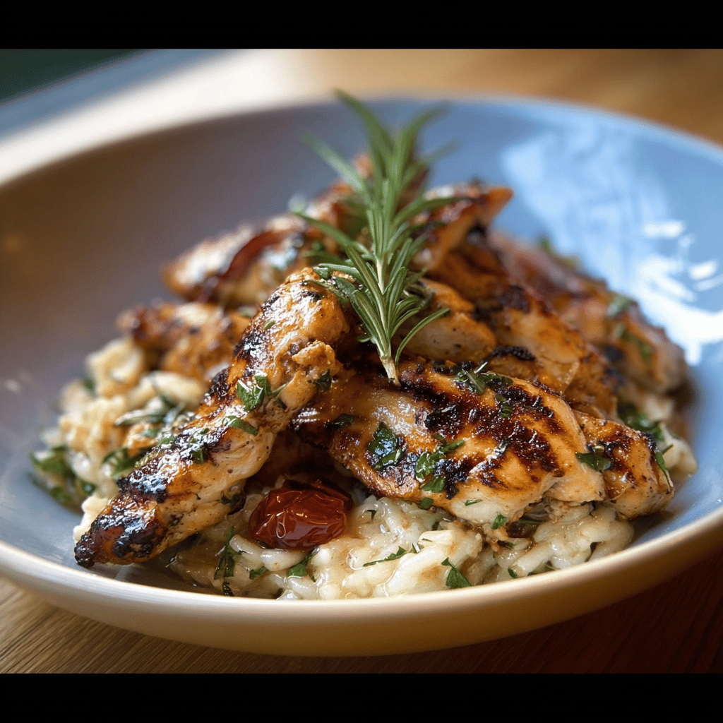 High Protein Mediterranean Chicken Orzo