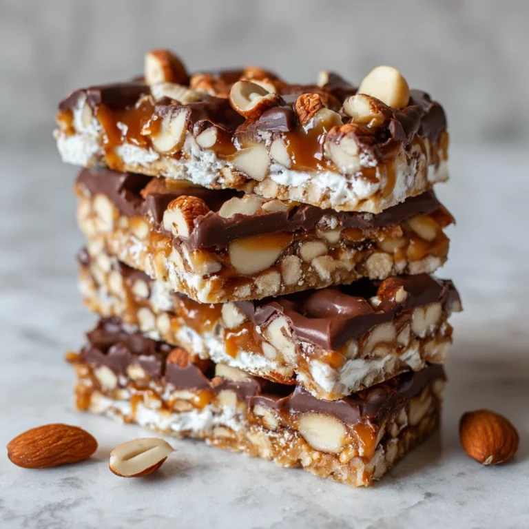 Four Ingredient Nougat Bars