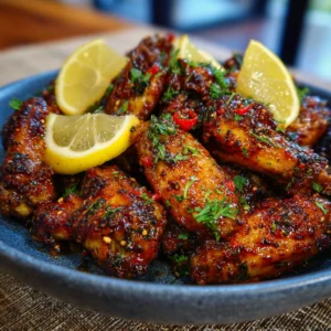 Hot Honey Lemon Pepper Wings