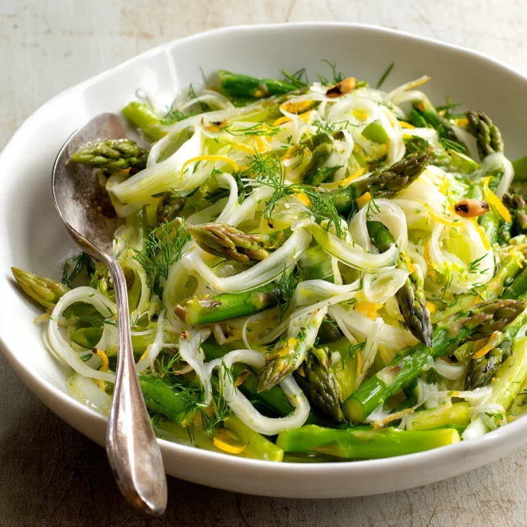 Shaved Asparagus Salad Lemon Dressing