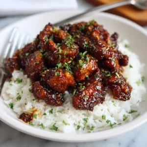 Sticky Honey Garlic Chicken
