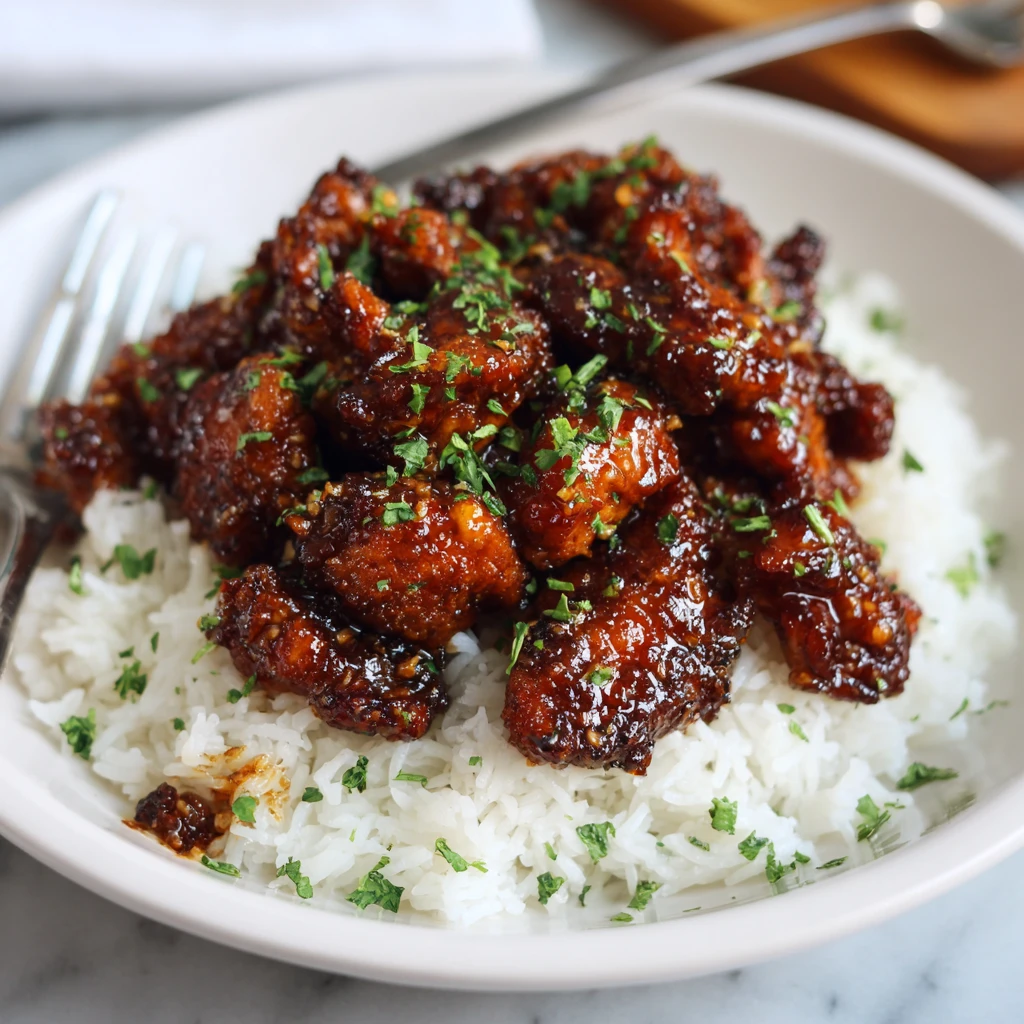 Sticky Honey Garlic Chicken