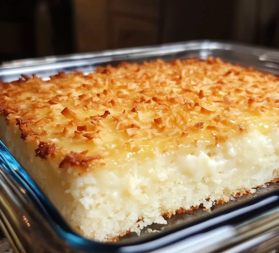 Ooey Gooey Coconut Cake