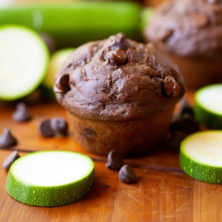 Double Chocolate Zucchini Muffins