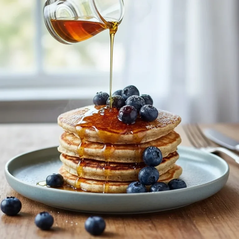 Fluffy Gluten-Free Oatmeal Pancakes
