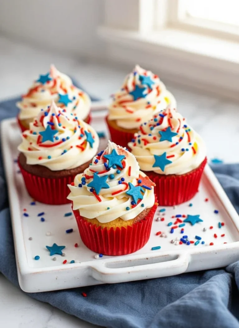 Memorial Day cupcakes